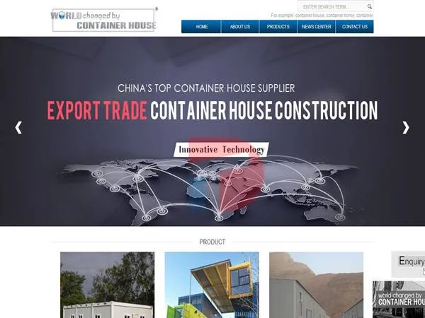 Nueva versión del sitio web oficial de Tiandi Color Steel