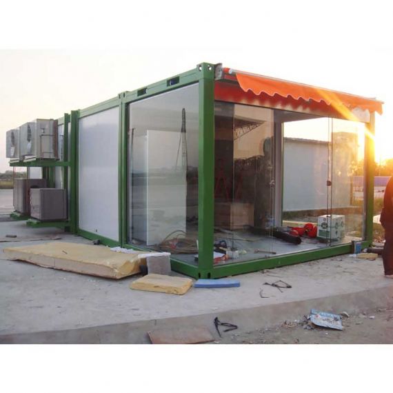 Proyecto de casa de contenedores de paquete plano de pared de vidrio Proyecto Lenovo - FPCH015