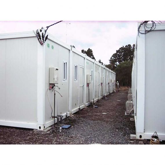 Pared de vidrio aislamiento de lana de roca paquete plano casa contenedor proyecto Lenovo - FPCH016