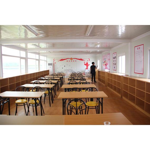 Proyecto de casa contenedor de paquete plano para alojamiento y oficina en el sitio del proyecto fácil de instalar y mover - FPCH064