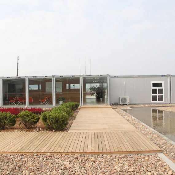 Portable modular office flat pack container house - FPCH003