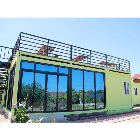 Customized luxury living flat pack container house villa - FPCH005