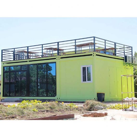 Customized luxury living flat pack container house villa - FPCH005