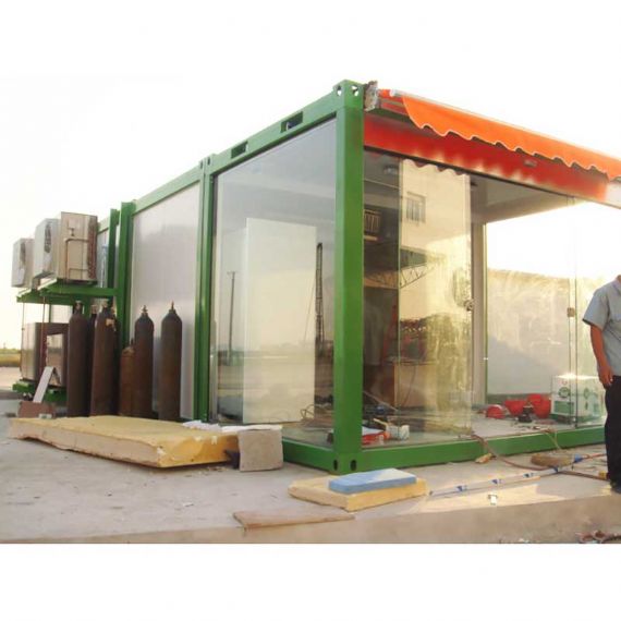 Glass Wall Flat Pack Container House for Lenovo Project - FPCH015