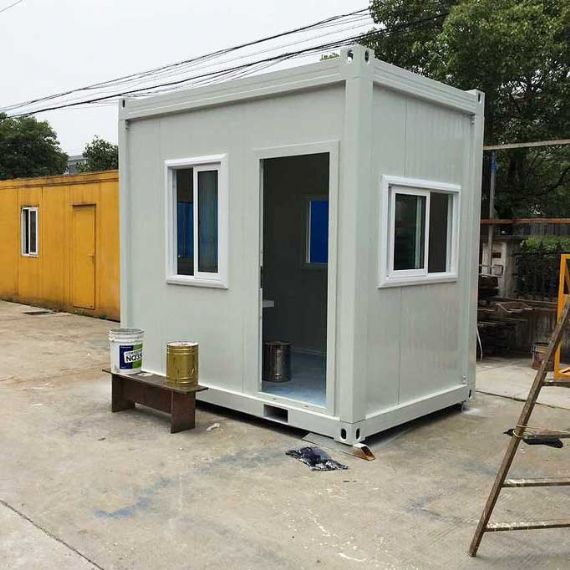 10ft moveable flat pack container sentry box - FPCH026