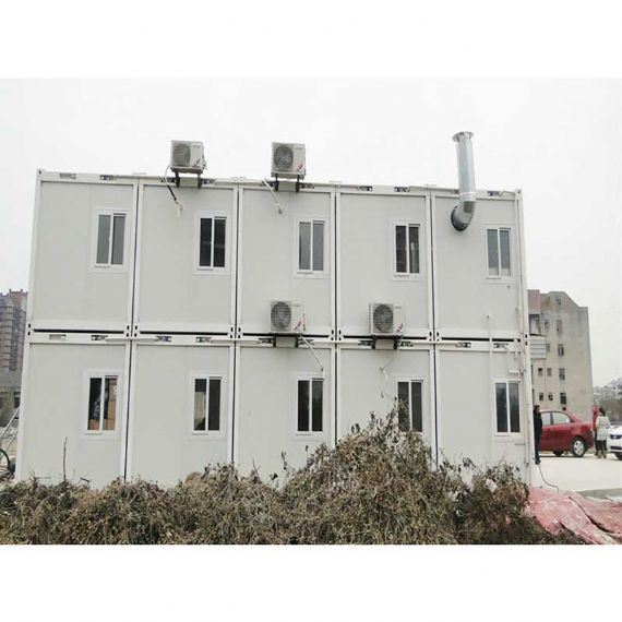 Two floor modular flat pack container house - FPCH035