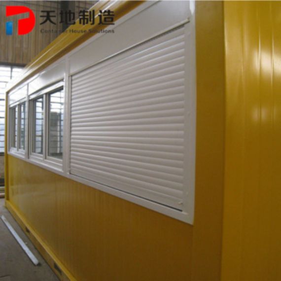 Yellow appearance customized 20ft container house - FPCH049