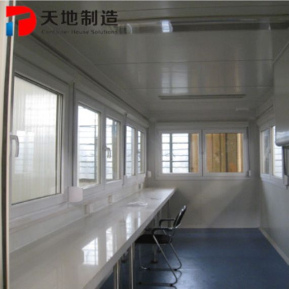 Yellow appearance customized 20ft container house - FPCH049