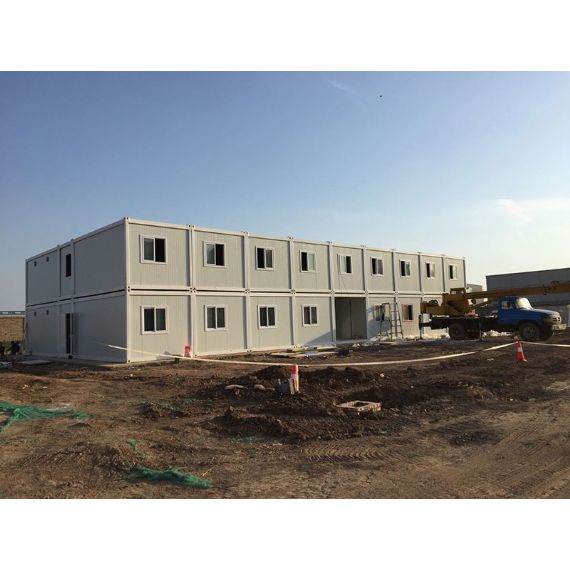 Flat pack container house project modular house use for accommodation on site eco-friendly fast installation - FPCH063