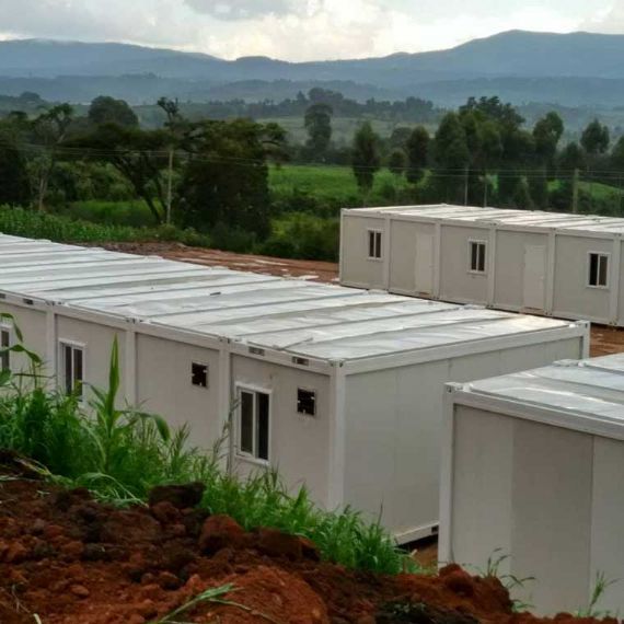 Flatpack-Containerhaus für Flüchtlinge in Kenia - FPCH002