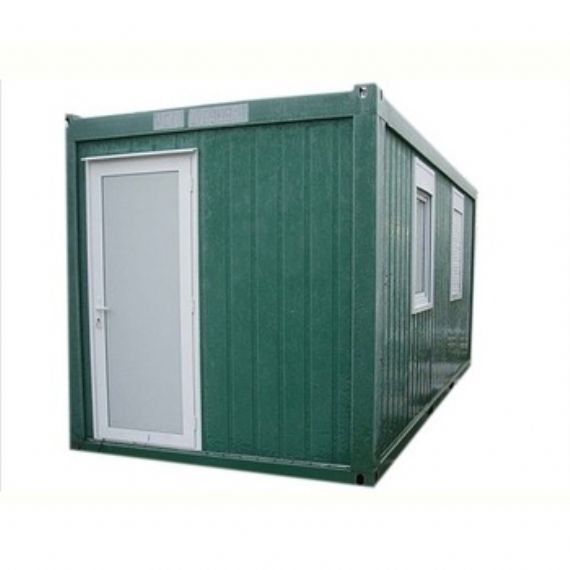 Kundenspezifisches 6-Meter-Flatpack-Containerhaus mit grünem Aussehen - FPCH051