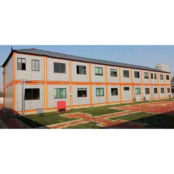 Flatpack-Containerhaus mit Integriertem Büro- und Wohnraum - FPCH059