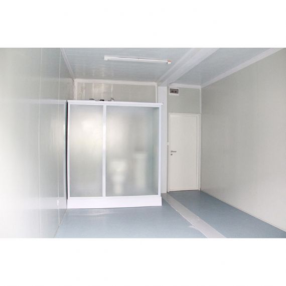 Maison de récipient de paquet plat avec la salle de bains d'unité - FPCH021