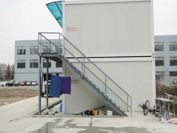 Maison à conteneurs modulaire à deux étages - FPCH035