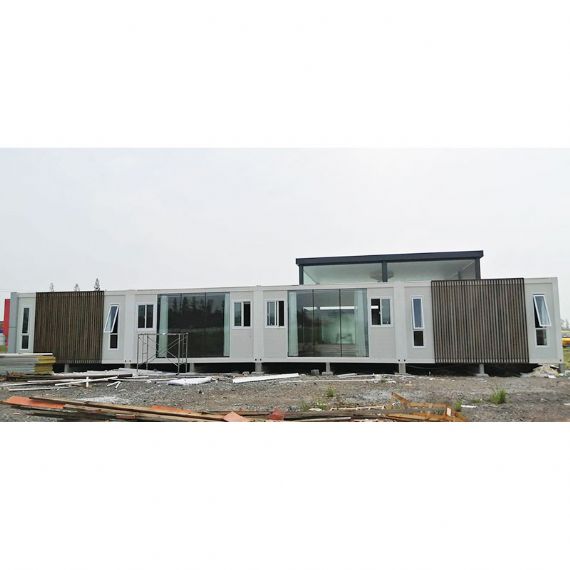 Projet personnalisé de maison de conteneur de paquet plat de haute qualité - FPCH056