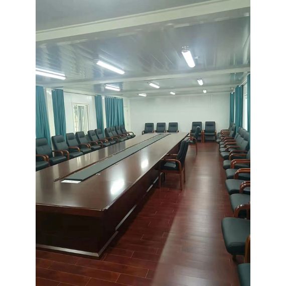 Utilisation de bâtiment temporaire de maison de conteneur de paquet plat pour le bureau - FPCH060