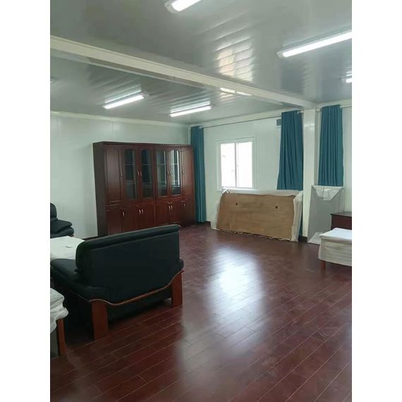 Utilisation de bâtiment temporaire de maison de conteneur de paquet plat pour le bureau - FPCH060