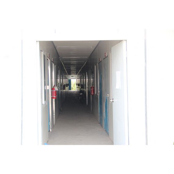 Projet de maison de conteneur à plat pour l'hébergement et le bureau sur le site du projet facile à installer et à déplacer - FPCH064