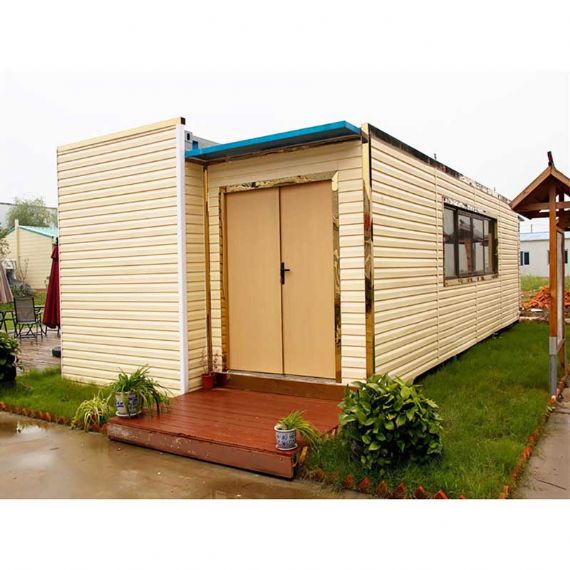 Kundenspezifisches Versandcontainerhaus mit PVC-Dekoration - SCH011