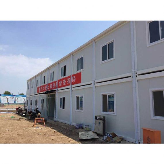 两层楼的防水平装集装箱房屋建筑。 - FPCH019