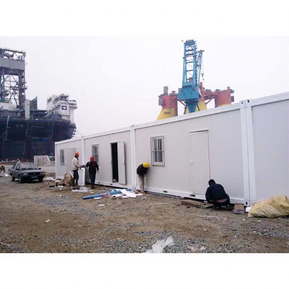 可移动的模块化扁平包装集装箱房屋 - FPCH028